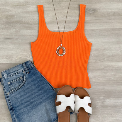 Sarah Square Neck Tank Top