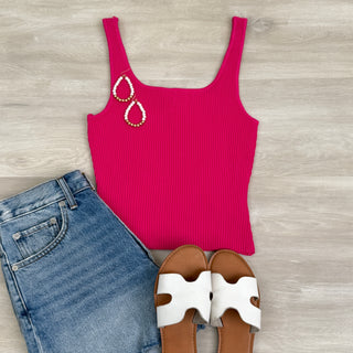 Sarah Square Neck Tank Top