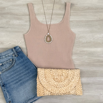 Sarah Square Neck Tank Top