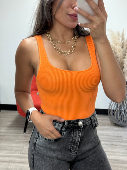 Sarah Square Neck Tank Top