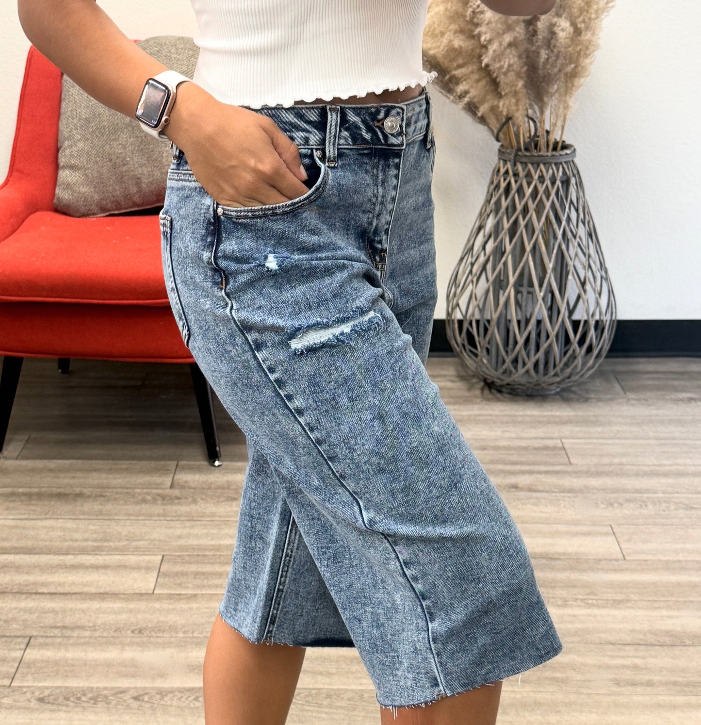 Adi Distressed Jorts