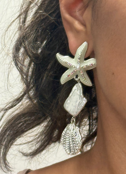Star shell Earrings