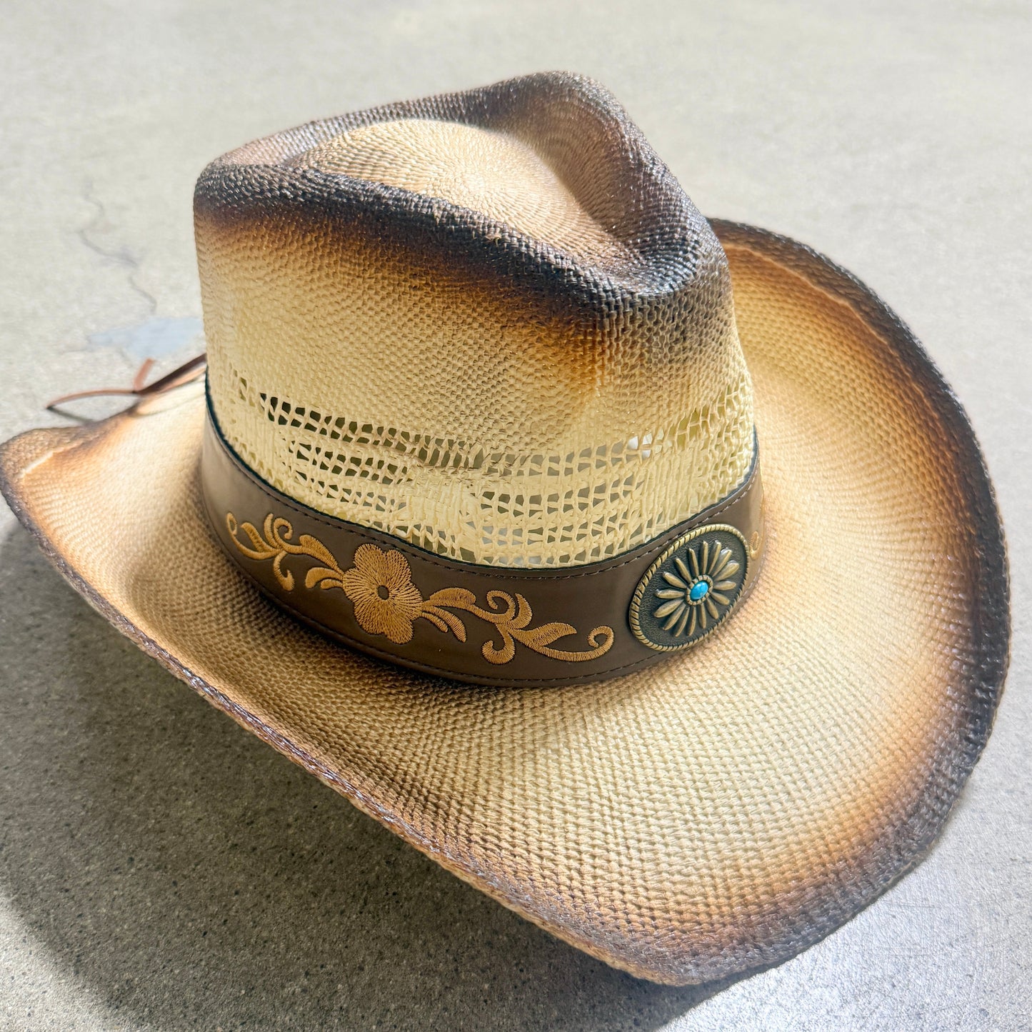 Dalina embroidered cowgirl hat