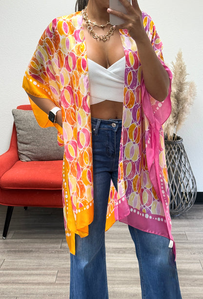 Regi Multi color kimono