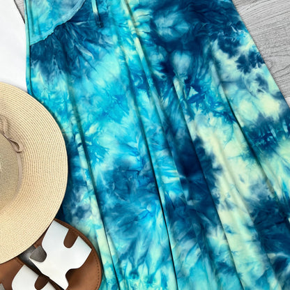 Luna Tie dye maxi skirt
