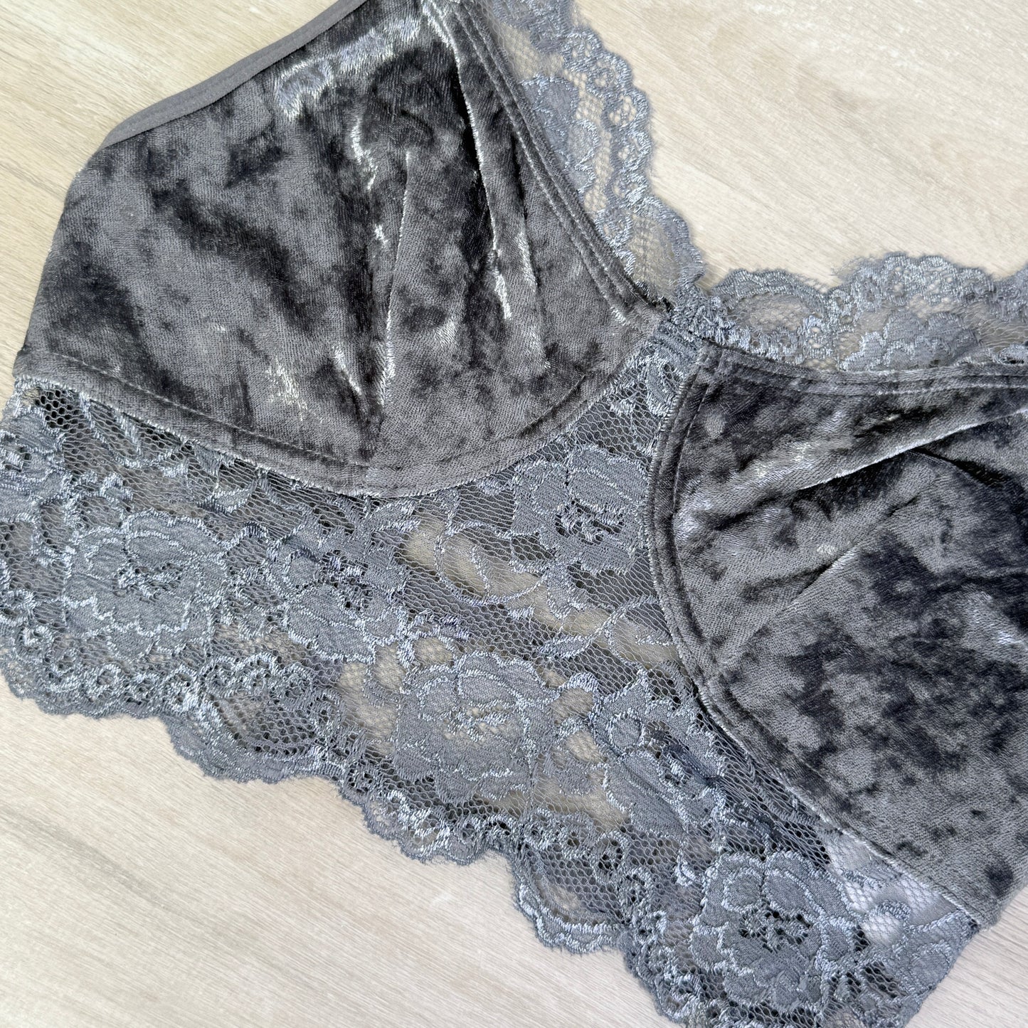 Velvet Lace bralette
