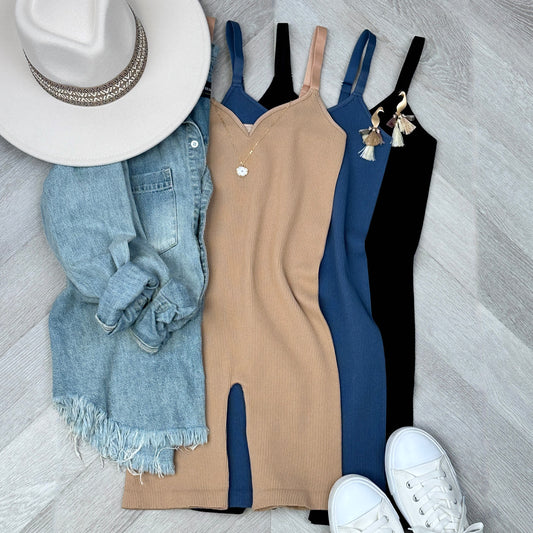 Ribbed Onesie Romper