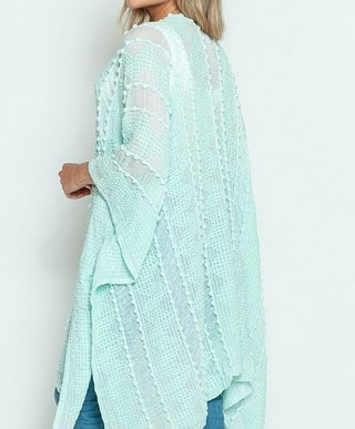 Leesa Boho chevron Lightweight Kimono