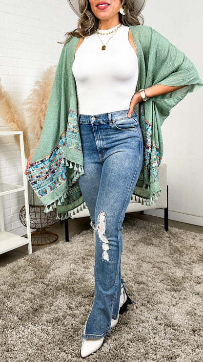 Brandie Tassel Kimono