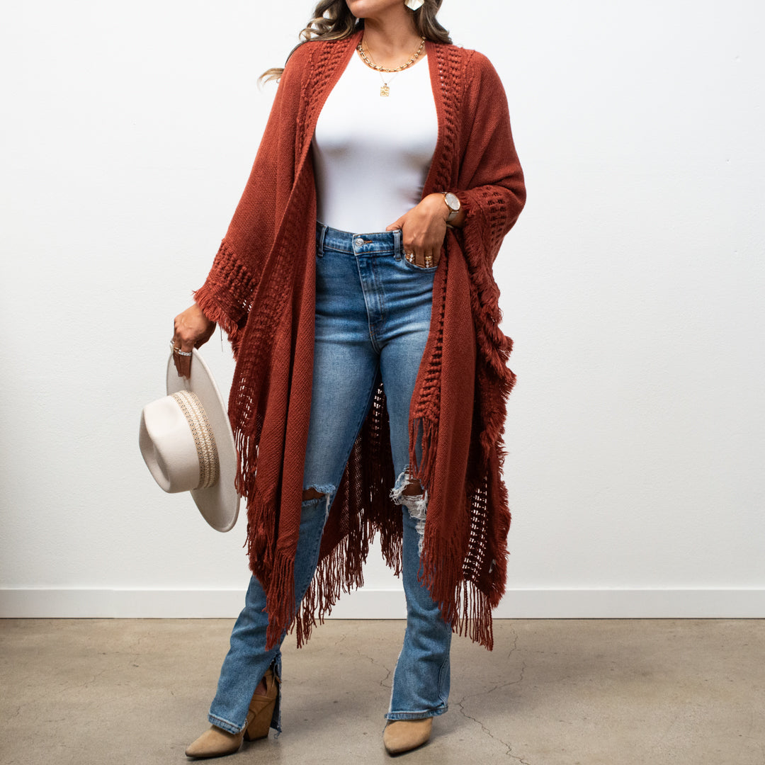 Kayla Cozy Bohemian Ruana