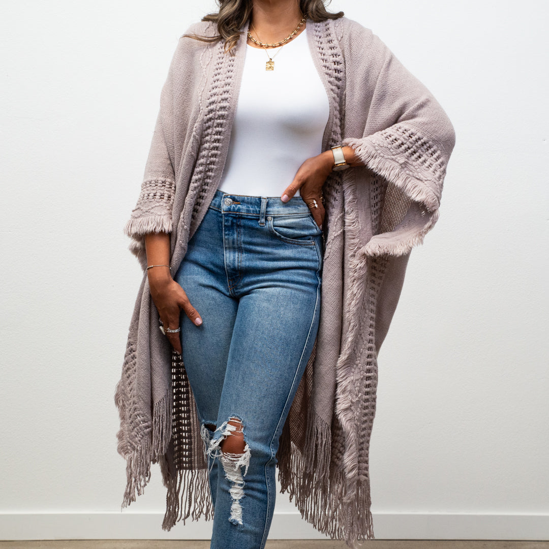 Kayla Cozy Bohemian Ruana