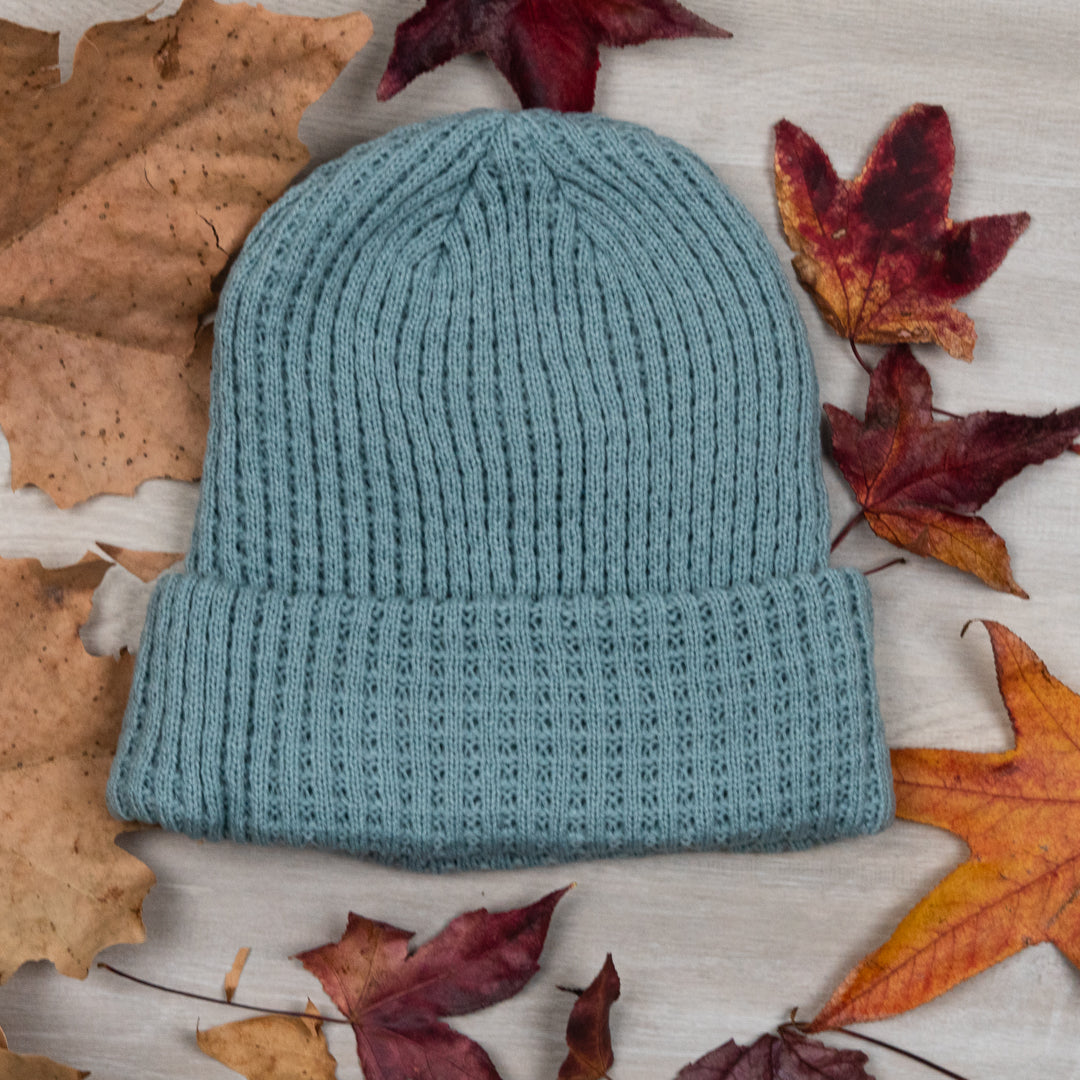 Allison Warm Waffle Knit Beanie