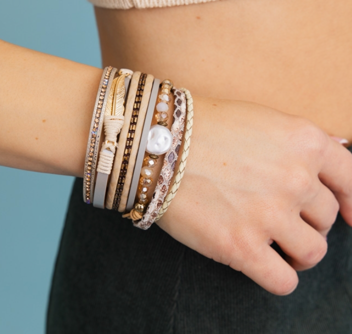 Multi stack bracelet