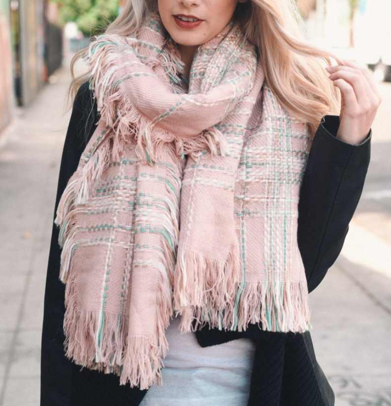 Lisette Frayed Edge Scarf