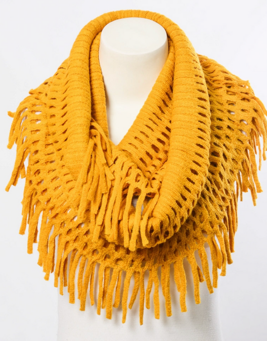 Tassel Infinity Scarf