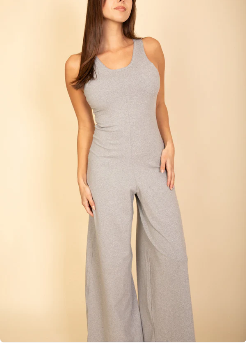 Alice Sleeveless-Wide Leg Comfy Jumpsuit