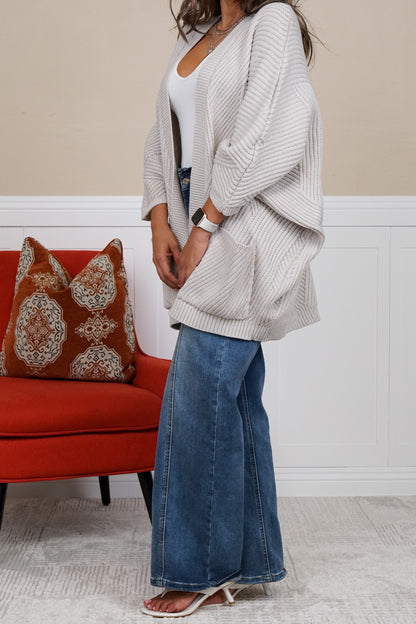 Catalina Ribbed Knit Cardigan