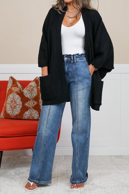 Catalina Ribbed Knit Cardigan