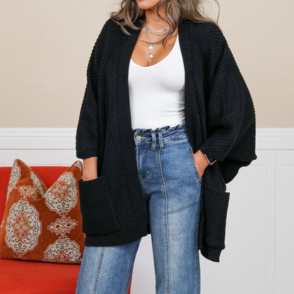 Catalina Ribbed Knit Cardigan