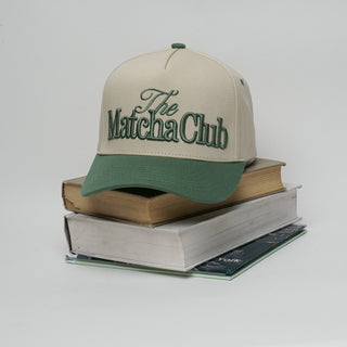 Matcha Club A-Frame Trucker Snapback Two-Tone Hat (Copy)