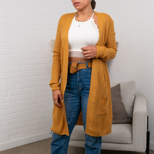 Breanna Waffle Knit Cardigan