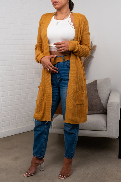 Breanna Waffle Knit Cardigan