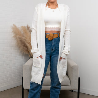Breanna Waffle Knit Cardigan
