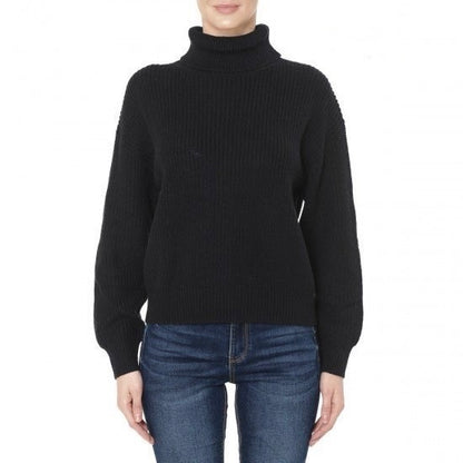 Turtle Neck Crop Sweater