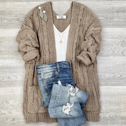 Super Soft Cable knit Cardigan