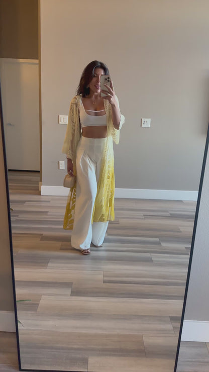 Ombre Bohemian Lace Kimono